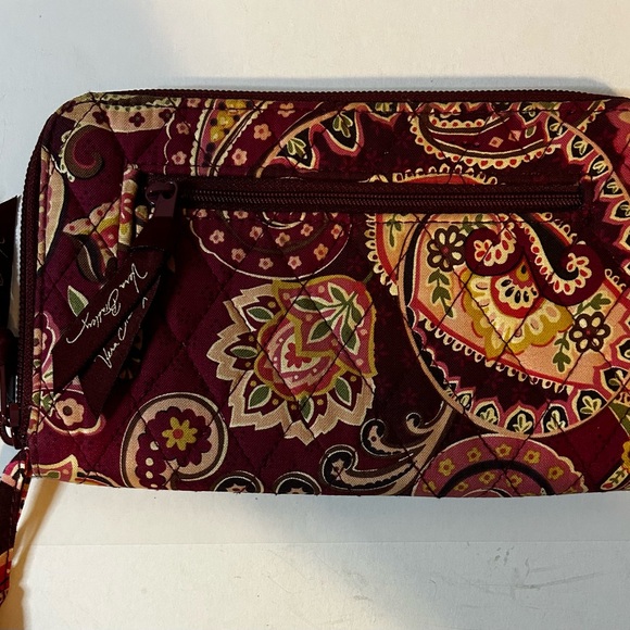 Vera Bradley Burgundy Paisley Wallet - Picture 7 of 12
